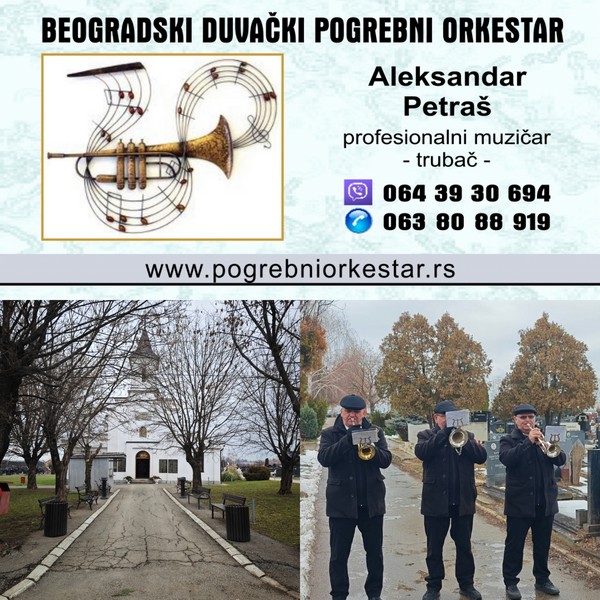 Orkestar za sahrane Stara Pazova trubači pogrebi