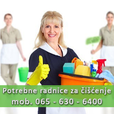 Potrebne radnice za čišćenje 60 -100.000 